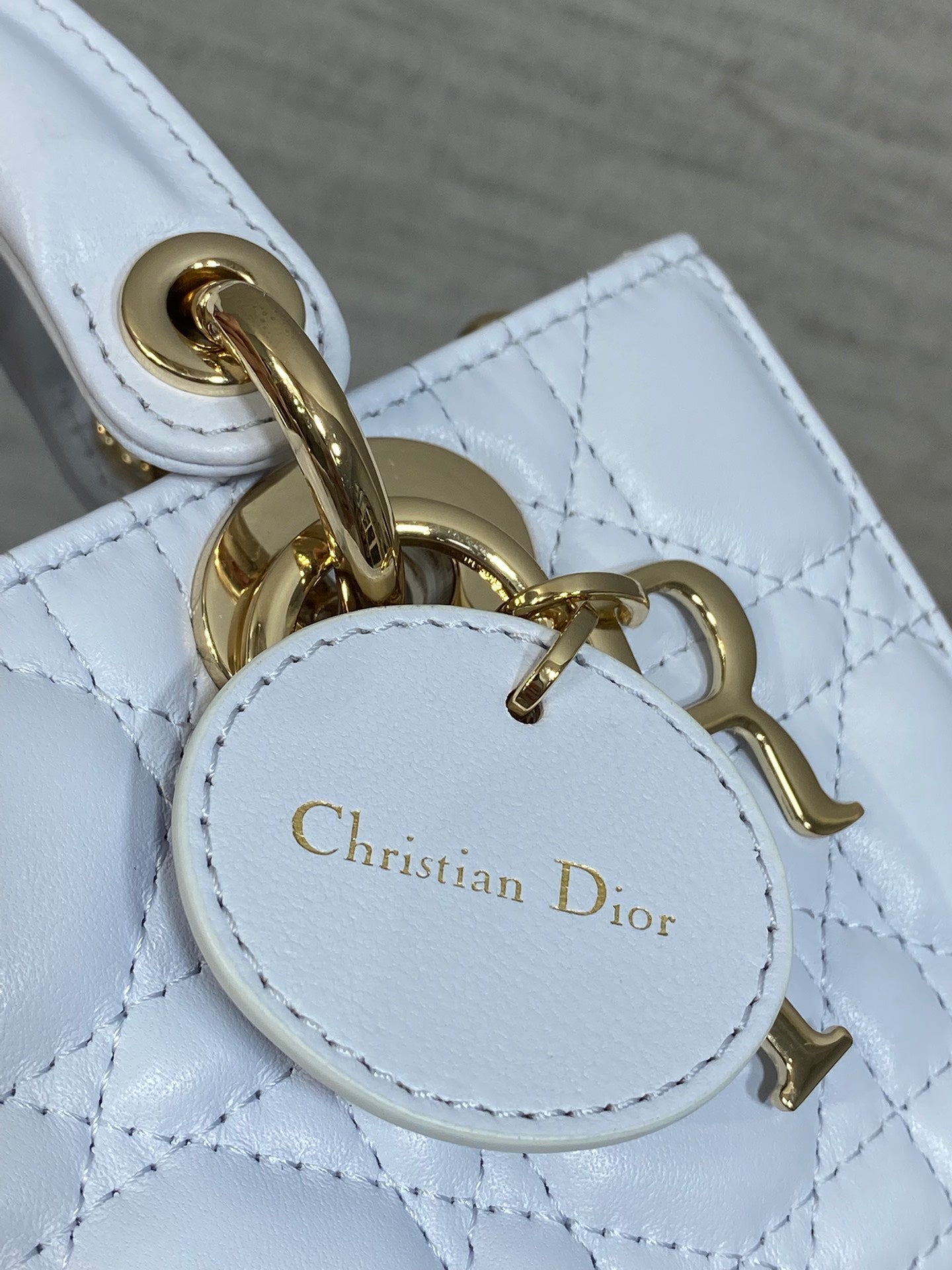 Dior Mini Lady D-Joy Bag - Light Blue Cannage Lambskin - M0636 - Default Title - View 5