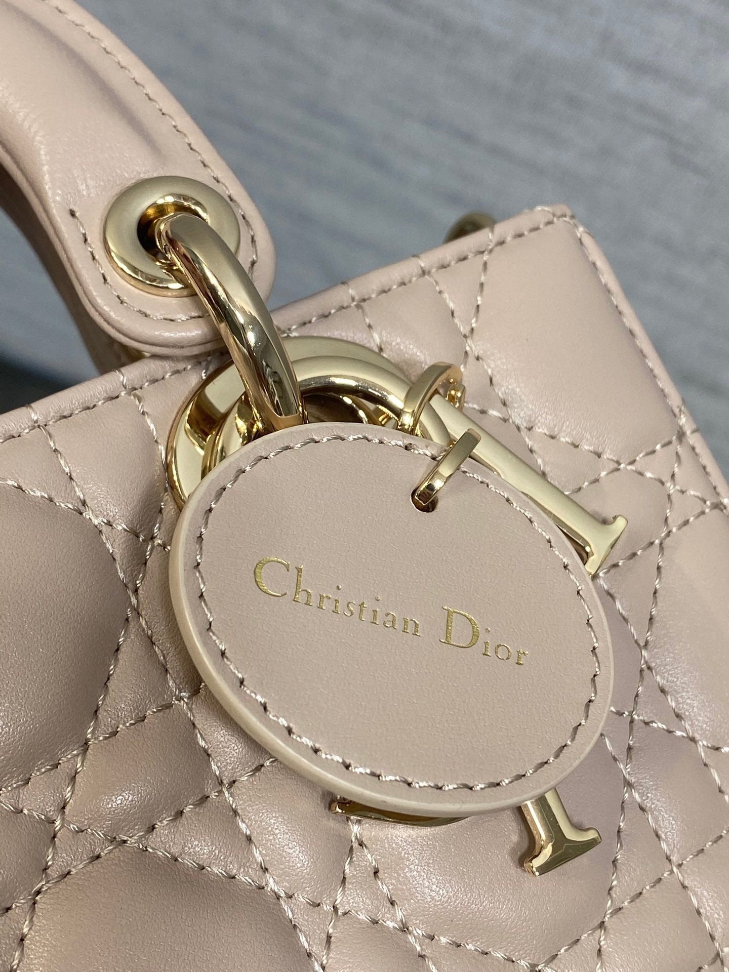 Dior Mini Lady D-Joy Bag - Power Pink Cannage Lambskin - M0636 - Default Title - View 5