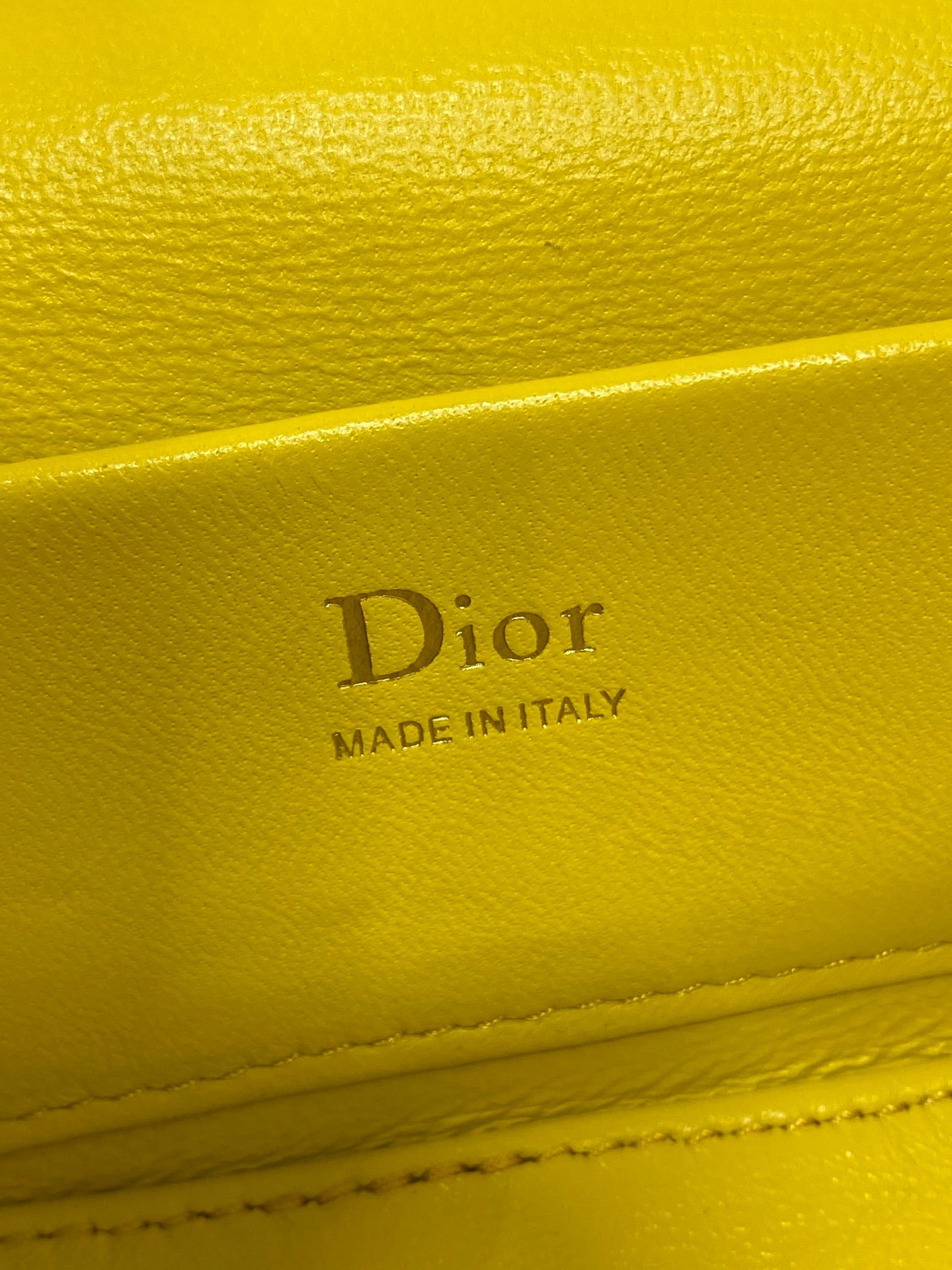 Dior Mini Vanity - S2603 - Yellow Cannage Lambskin - Default Title - View 9