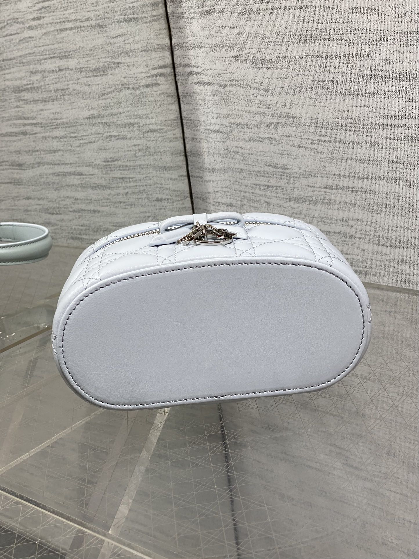 Dior Mini Vanity - S2603 - Blue Cannage Lambskin - Default Title - View 5