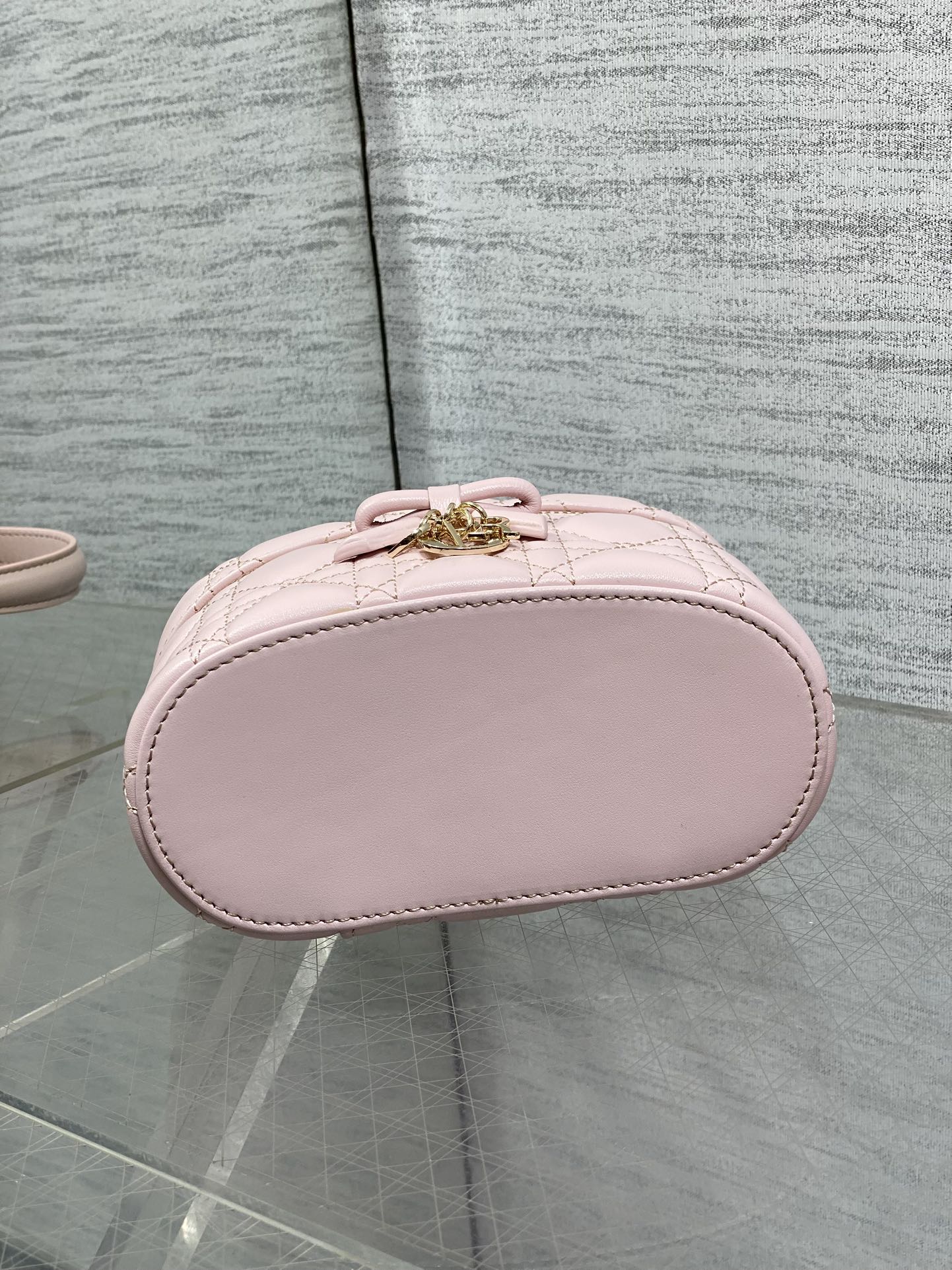 Dior Mini Vanity - S2603 - Soupir Pink Cannage Lambskin - Default Title - View 7