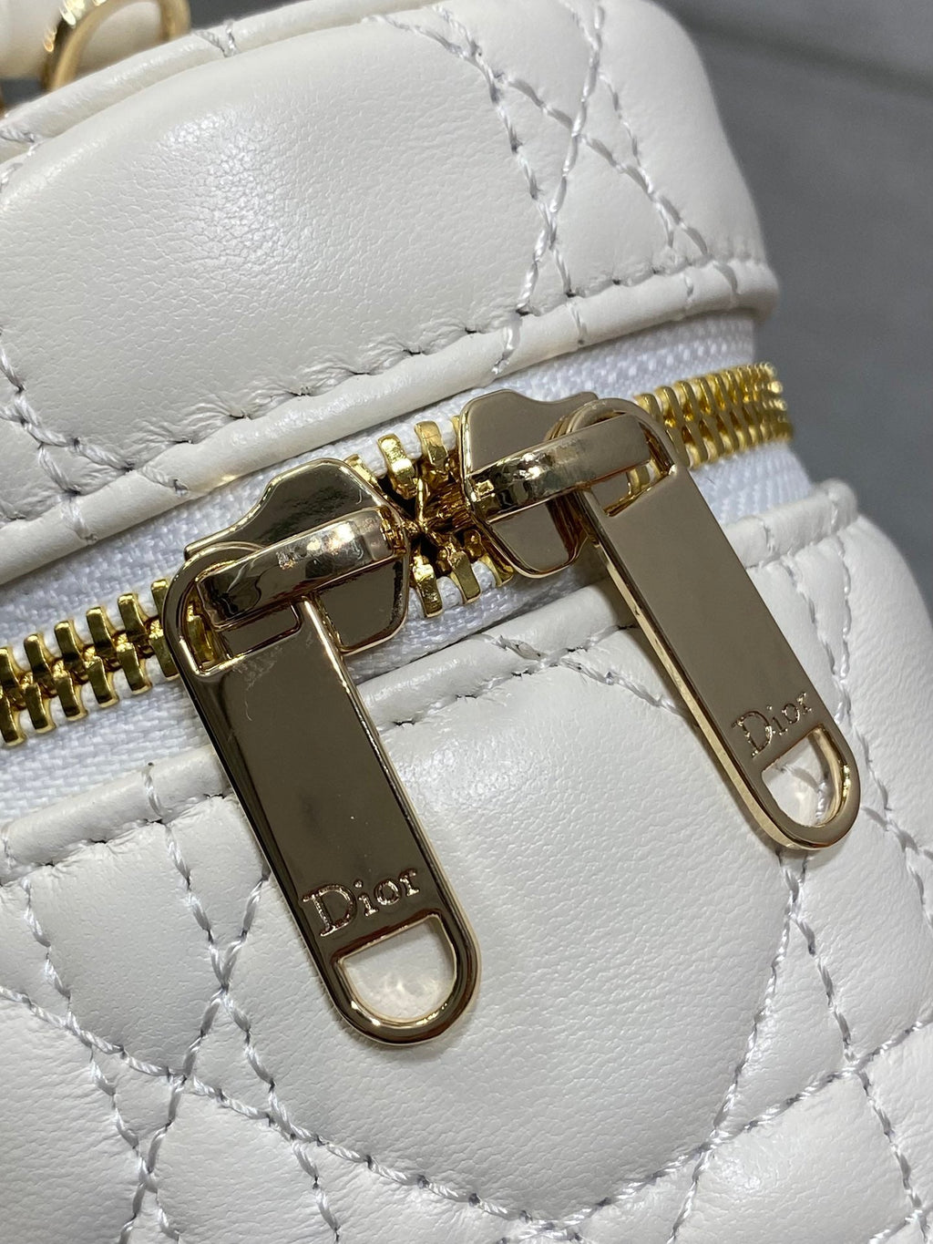 Dior Mini Vanity - S2603 - White Cannage Lambskin - Default Title - View 7