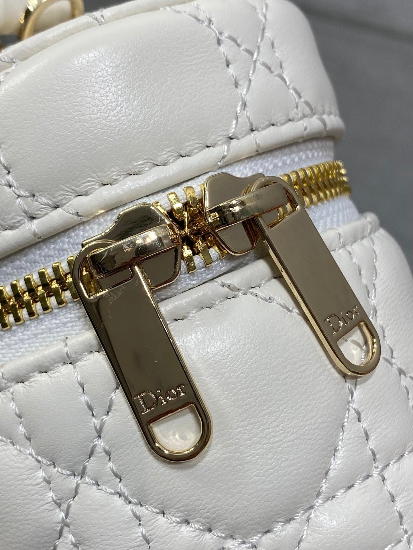 Dior Mini Vanity - S2603 - White Cannage Lambskin - Default Title - View 7