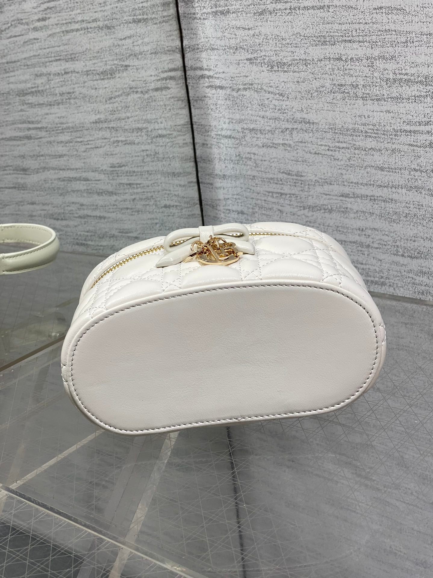 Dior Mini Vanity - S2603 - White Cannage Lambskin - Default Title - View 5