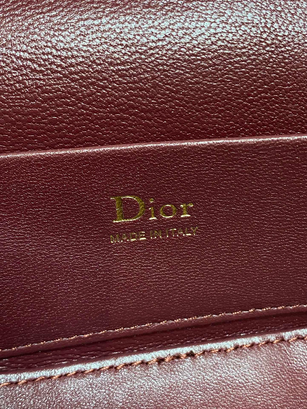 Dior Mini Vanity - S2603 - Wine Red Cannage Lambskin - Default Title - View 9