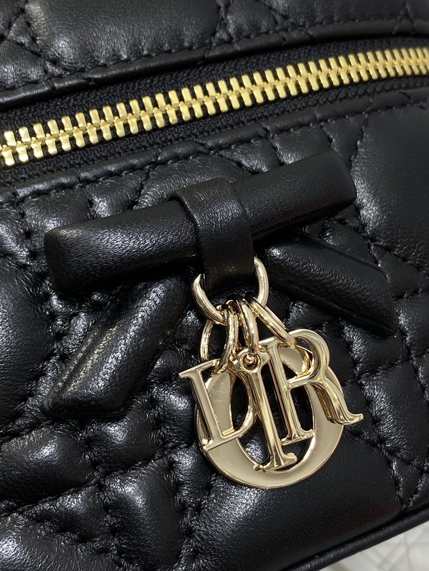 Dior Mini Vanity - S2603 - Black Cannage Lambskin - Default Title - View 8