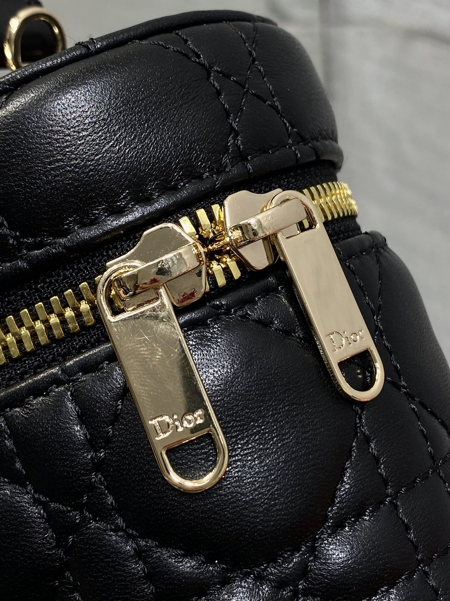 Dior Mini Vanity - S2603 - Black Cannage Lambskin - Default Title - View 9