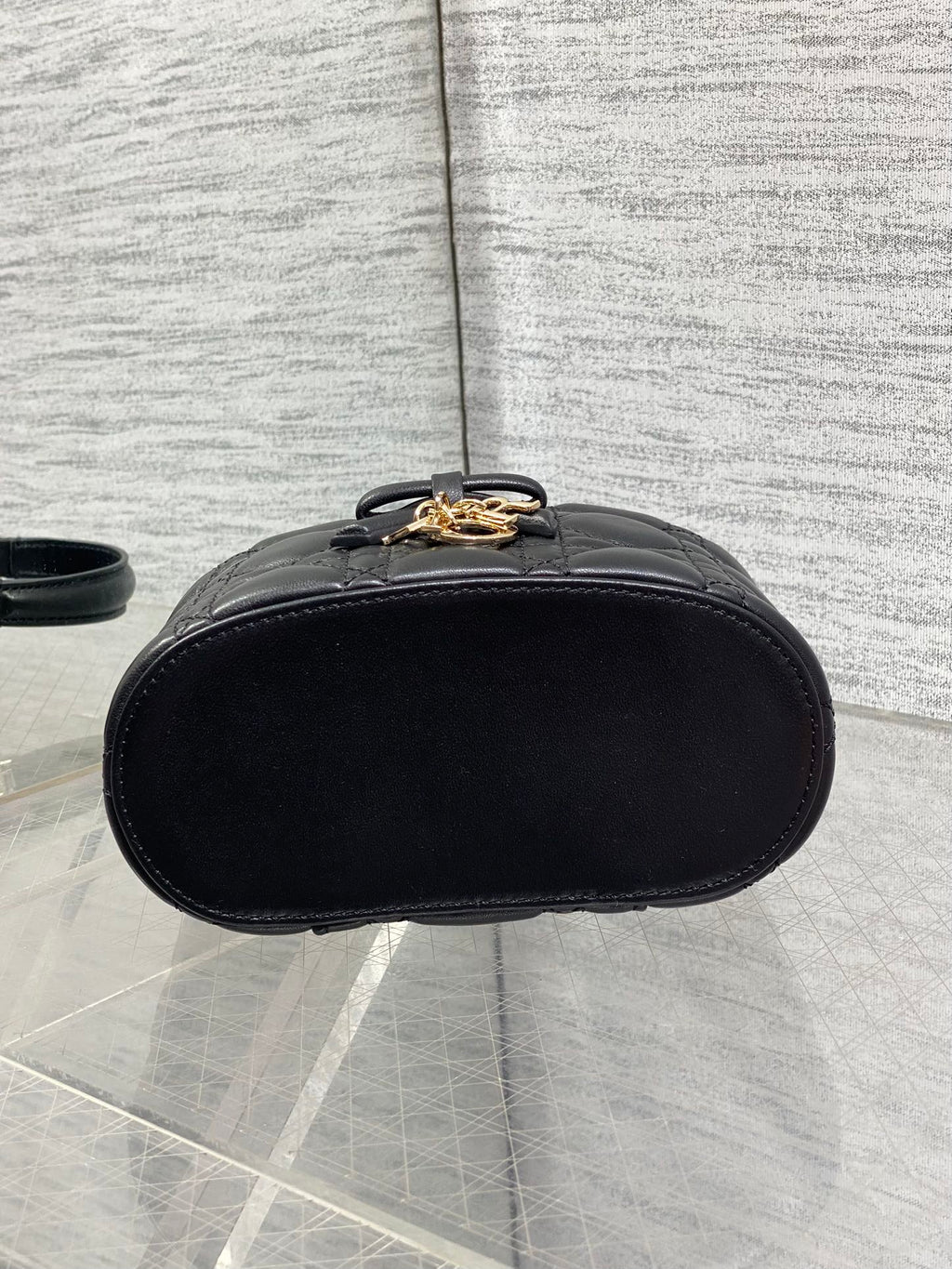 Dior Mini Vanity - S2603 - Black Cannage Lambskin - Default Title - View 5