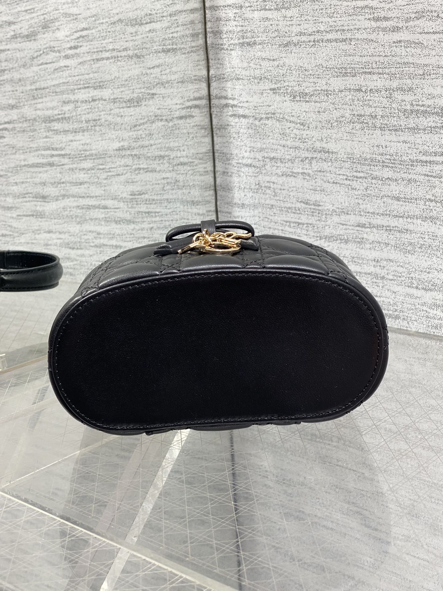 Dior Mini Vanity - S2603 - Black Cannage Lambskin - Default Title - View 5