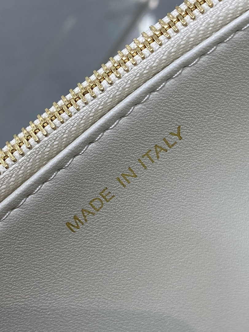 Dior Miss Caro Mini Bag S5169 Beige Macrocannage Lambskin - Default Title - View 10
