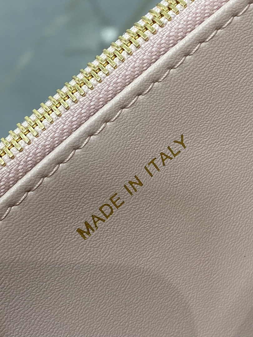 Dior Miss Caro Mini Bag S5169 Powder Pink Macrocannage Lambskin - Default Title - View 10