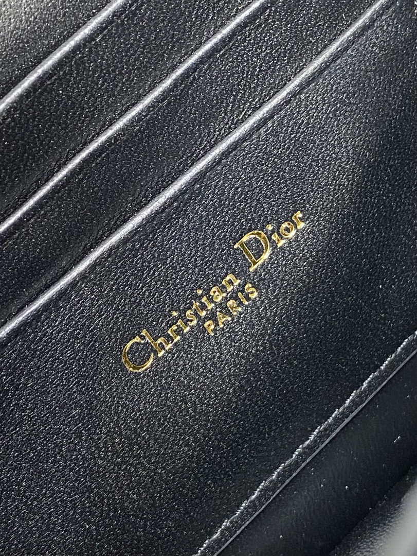 Dior Miss Caro Mini Bag S5169 Black Macrocannage Lambskin - Default Title - View 9