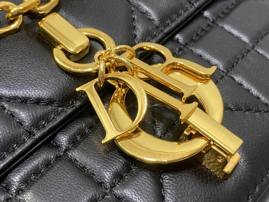 Dior Miss Daisy Mini Bag S3300 Black Macrocannage Lambskin - Default Title - View 4