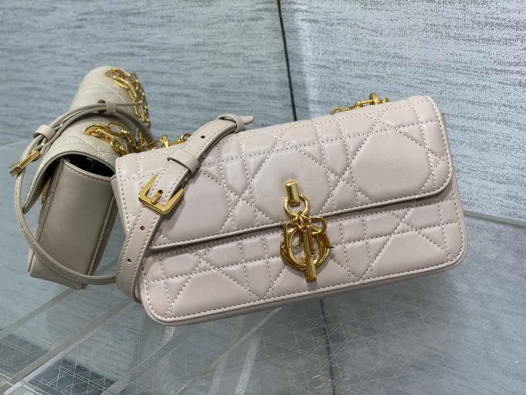 Dior Miss Daisy Mini Bag S3300 Trench Beige Macrocannage Lambskin - Default Title - View 2