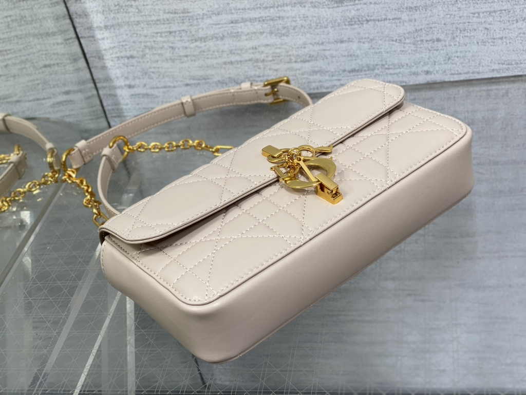 Dior Miss Daisy Mini Bag S3300 Trench Beige Macrocannage Lambskin - Default Title - View 8