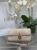 Dior Miss Daisy Mini Bag S3300 Trench Beige Macrocannage Lambskin - Default Title - View 1
