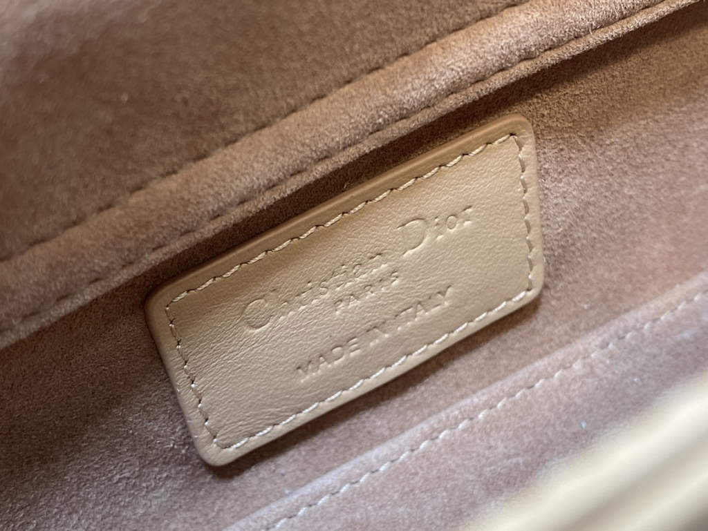 Dior S0910 Micro Lady D-Joy Bag Pink Cannage Calfskin with Diamond Motif