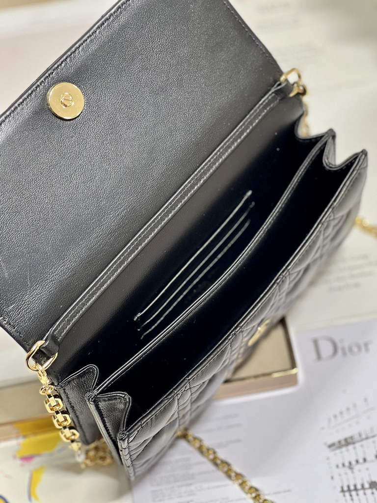 Dior S0980 Mini Miss Bag Rose Des Vents Cannage Lambskin In Black - Default Title - View 8