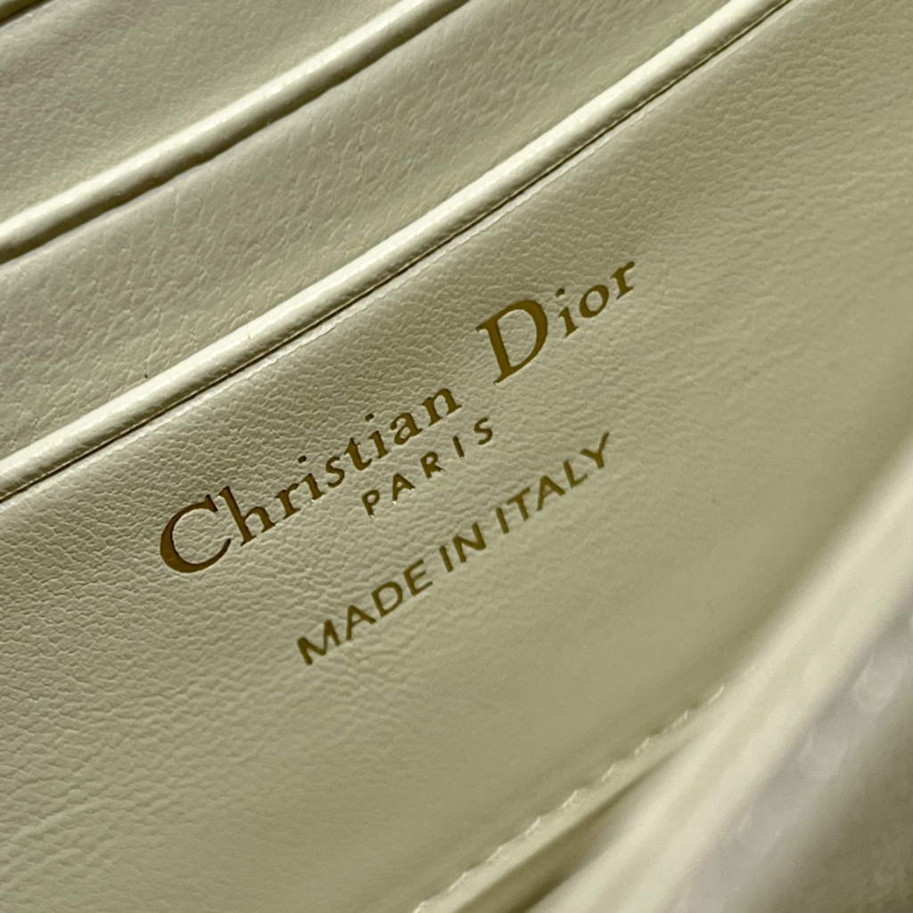 Dior S0980 Mini Miss Bag Rose Des Vents Cannage Patent Calfskin Beige - Default Title - View 9
