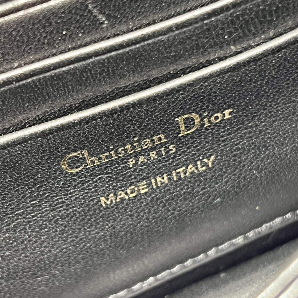 Dior S0980 Mini Miss Bag Rose Des Vents Cannage Patent Calfskin Black - Default Title - View 9