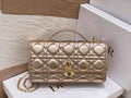 Dior S0980 MISS DIOR MINI BAG Rose Gold Cannage Lambskin - Default Title - View 1