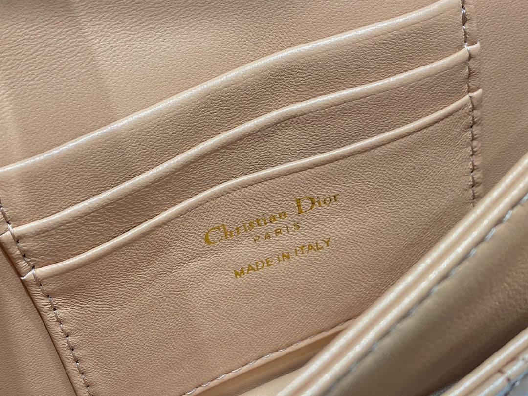 Dior S0980 MISS DIOR MINI BAG Light Pink Cannage Lambskin - Default Title - View 9
