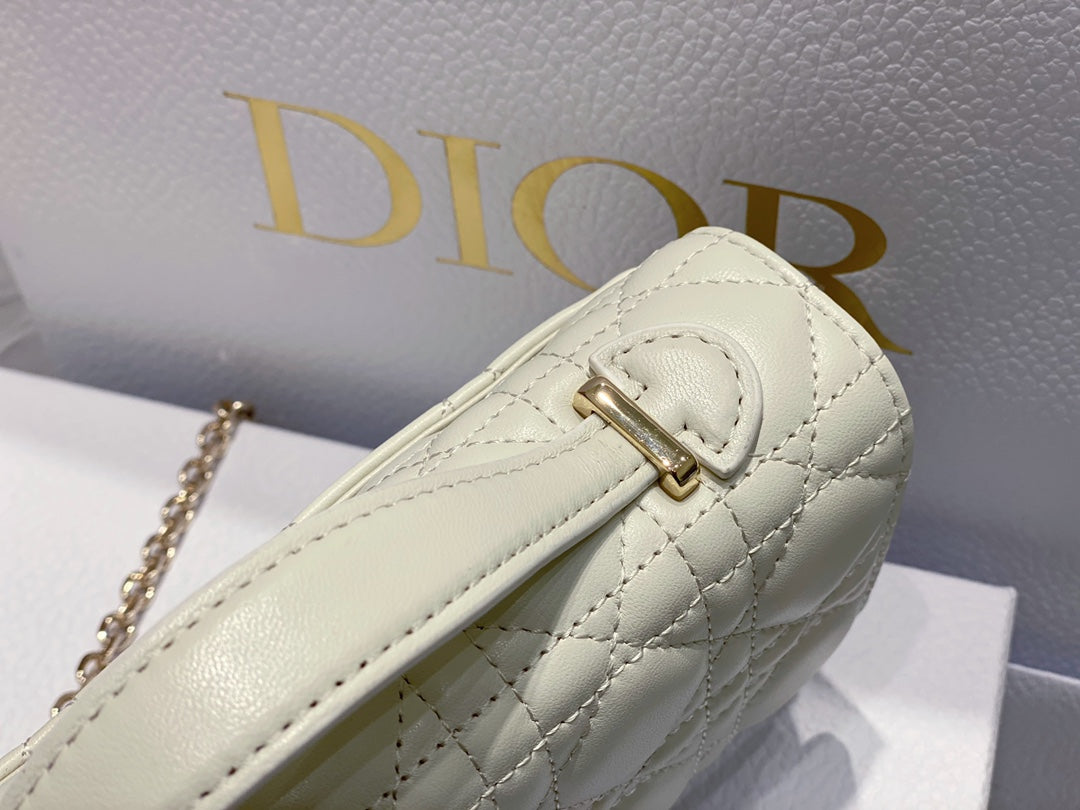 Dior S0980 MISS DIOR MINI BAG White Cannage Lambskin - Default Title - View 5