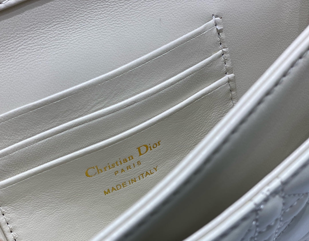 Dior S0980 MISS DIOR MINI BAG White Cannage Lambskin - Default Title - View 9