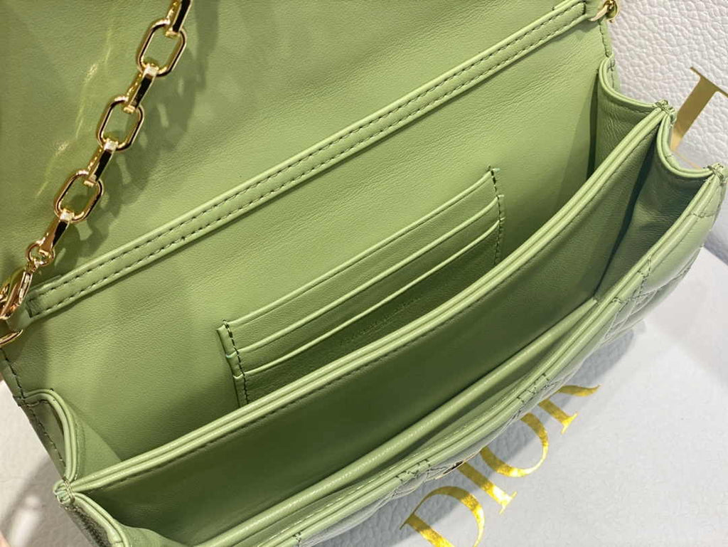 Dior S0980 MISS DIOR MINI BAG Green Cannage Lambskin - Default Title - View 8