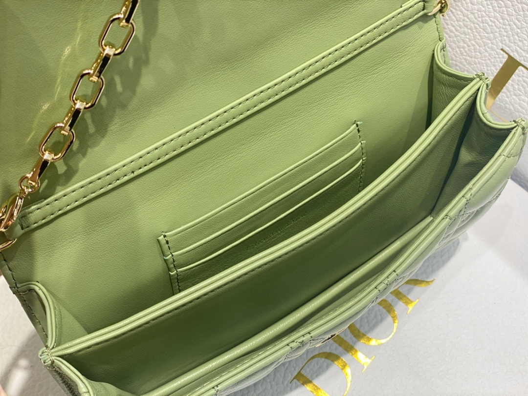 Dior S0980 MISS DIOR MINI BAG Green Cannage Lambskin - Default Title - View 8