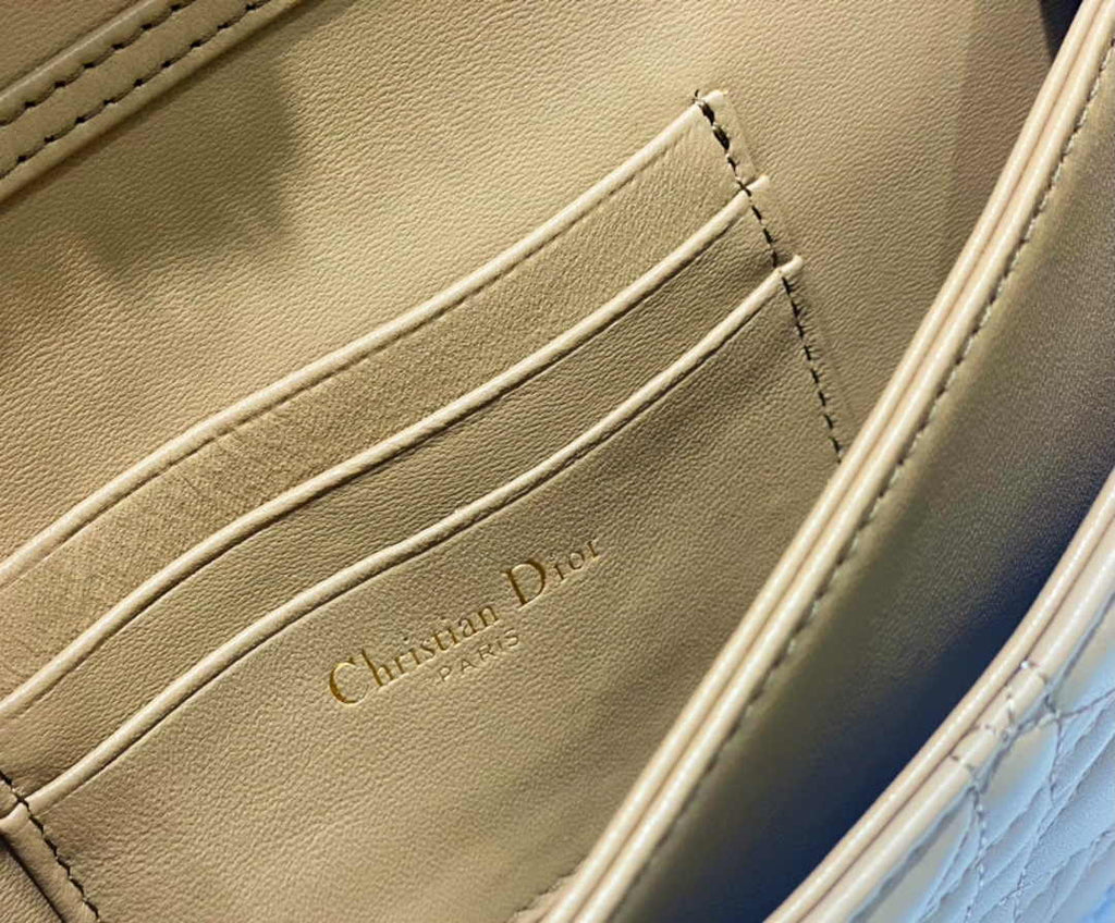 Dior S0980 MISS DIOR MINI BAG Dark Beige Cannage Lambskin - Default Title - View 9