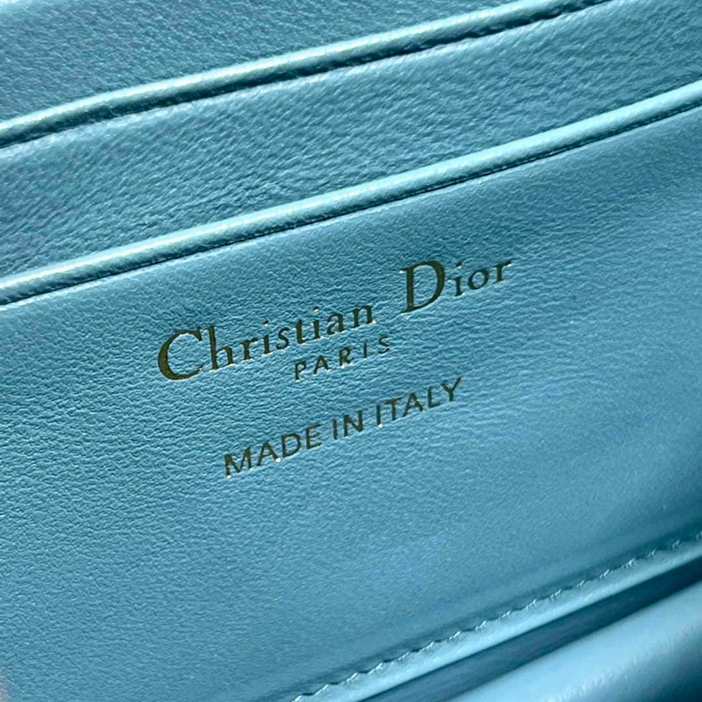 Dior S0980 MISS DIOR MINI BAG Dark Blue Cannage Lambskin - Default Title - View 9