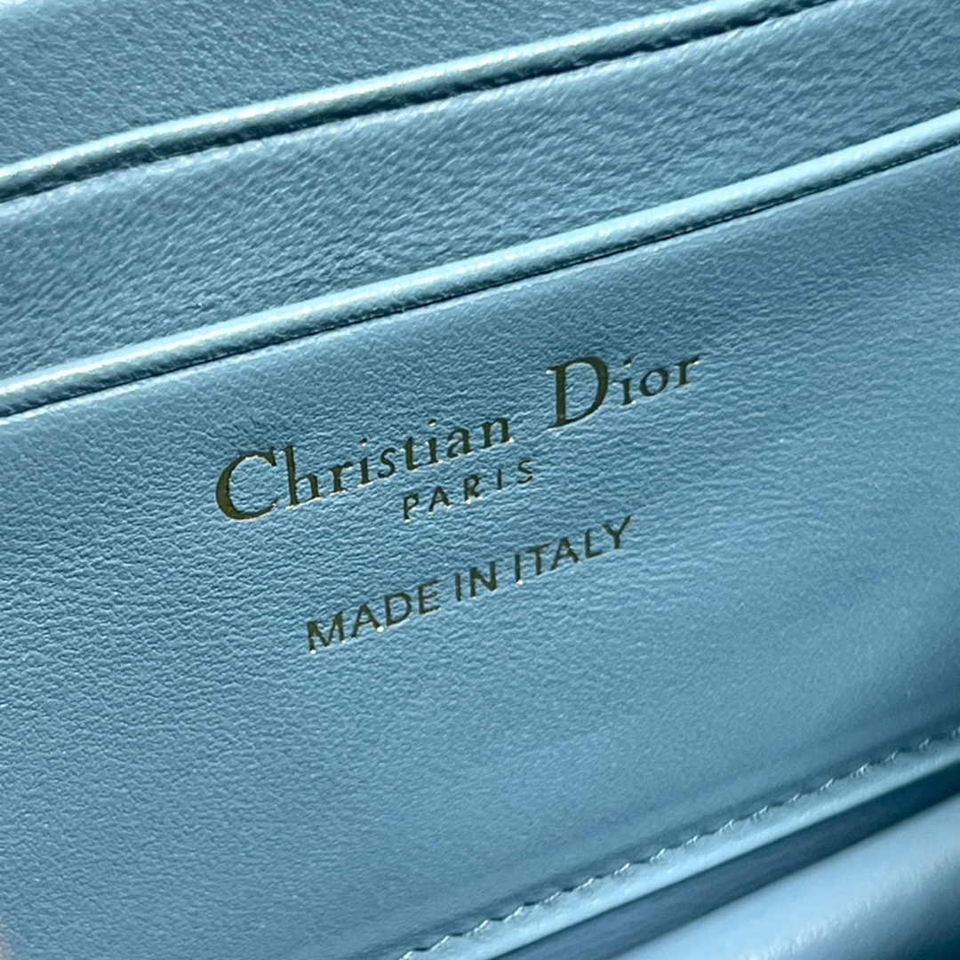 Dior S0980 MISS DIOR MINI BAG Dark Blue Cannage Lambskin - Default Title - View 9