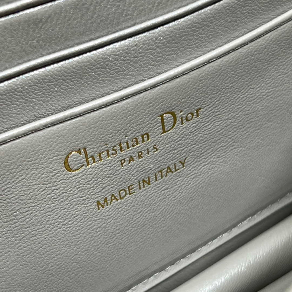 Dior S0980 MISS DIOR MINI BAG Gray Cannage Lambskin - Default Title - View 9