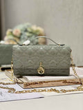 Dior S0980 MISS DIOR MINI BAG Gray Patent leather - Default Title - View 1