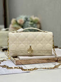 Dior S0980 MISS DIOR MINI BAG Beige Cannage Lambskin - Default Title - View 1