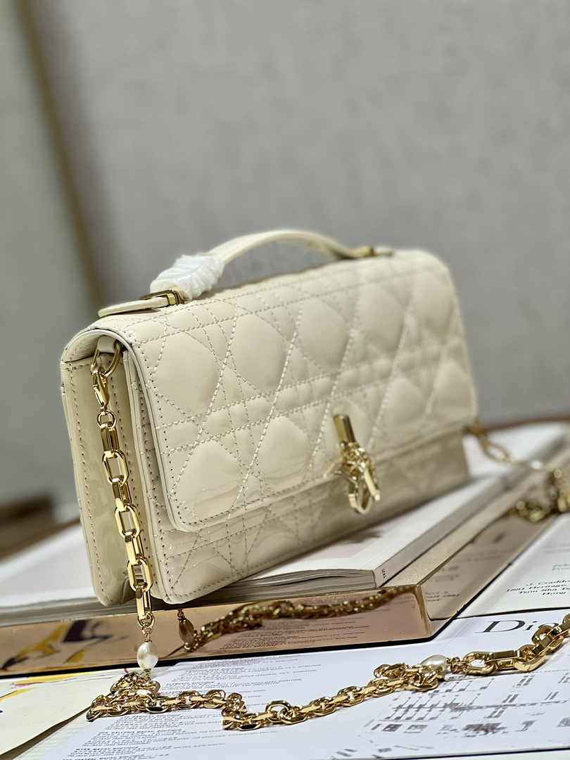 Dior S0980 MISS DIOR MINI BAG Beige Cannage Lambskin - Default Title - View 2