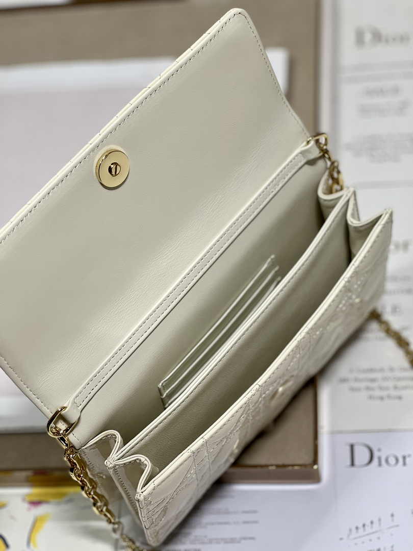Dior S0980 MISS DIOR MINI BAG Beige Cannage Lambskin - Default Title - View 8