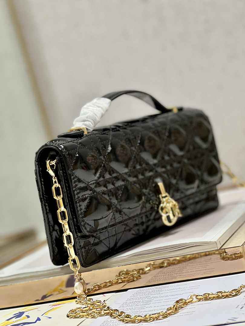 Dior S0980 MISS DIOR MINI BAG Black Patent leather - Default Title - View 2