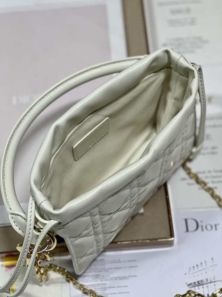 Dior S0981 Mini Lady Milly Bag Latte Cannage Lambskin - Default Title - View 8