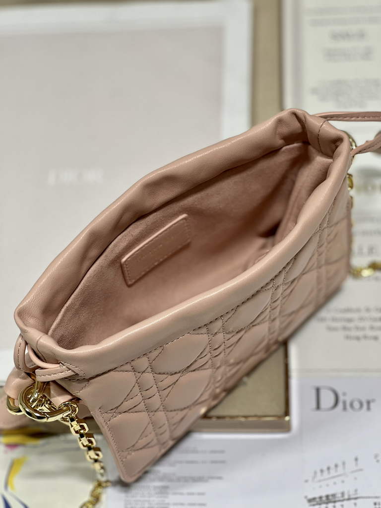 Dior S0981 Mini Lady Milly Bag Pink Cannage Lambskin - Default Title - View 8