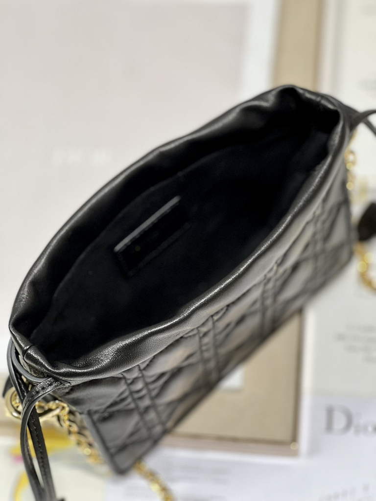 Dior S0981 Mini Lady Milly Bag Black Cannage Lambskin - Default Title - View 8