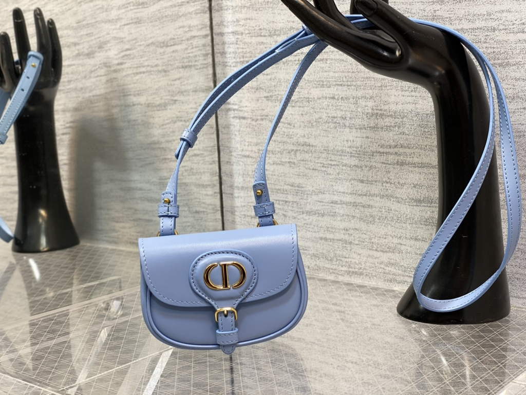 Dior S5127 Micro Bobby Bag Blue Box Calfskin - Default Title - View 2