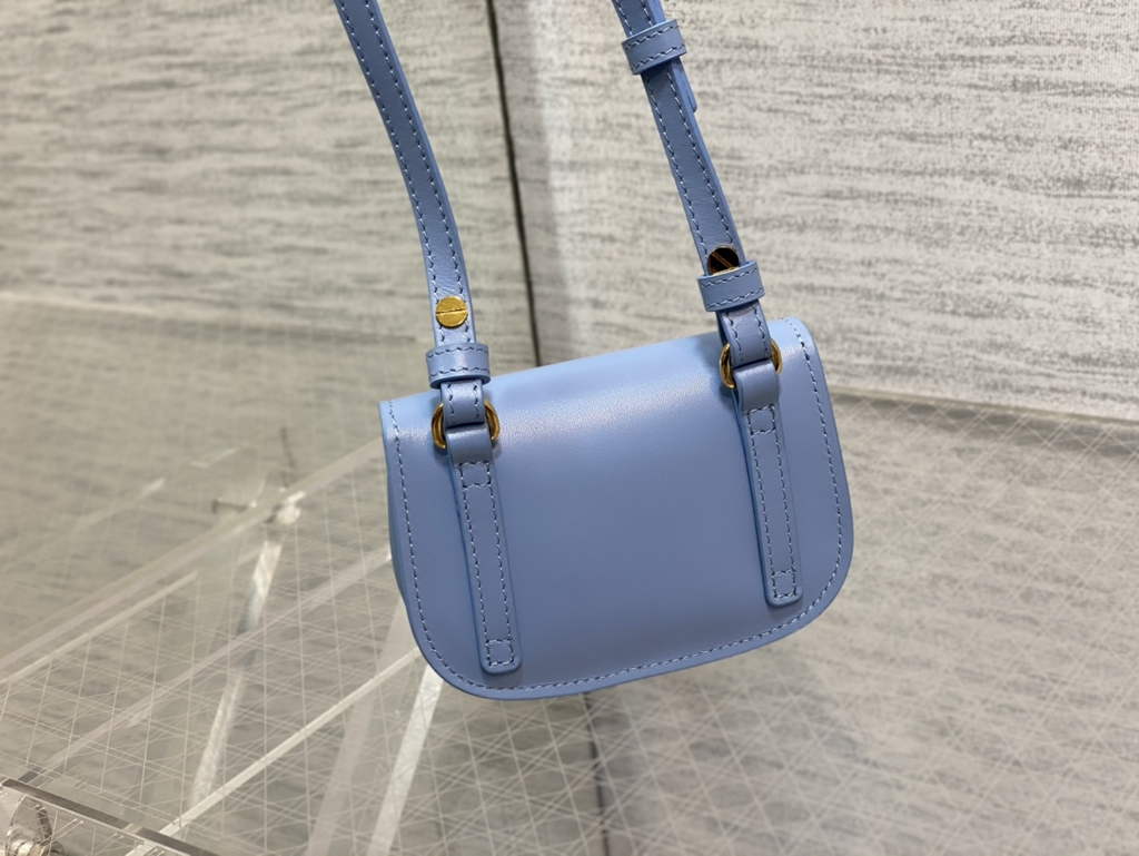 Dior S5127 Micro Bobby Bag Blue Box Calfskin - Default Title - View 7