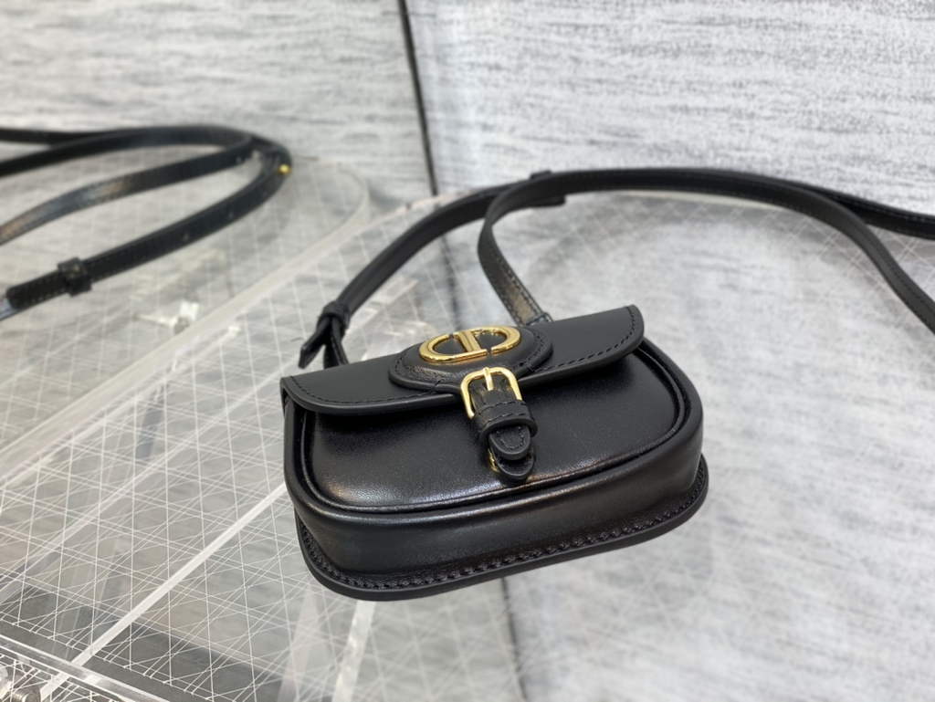 Dior S5127 Micro Bobby Bag Black Box Calfskin - Default Title - View 6