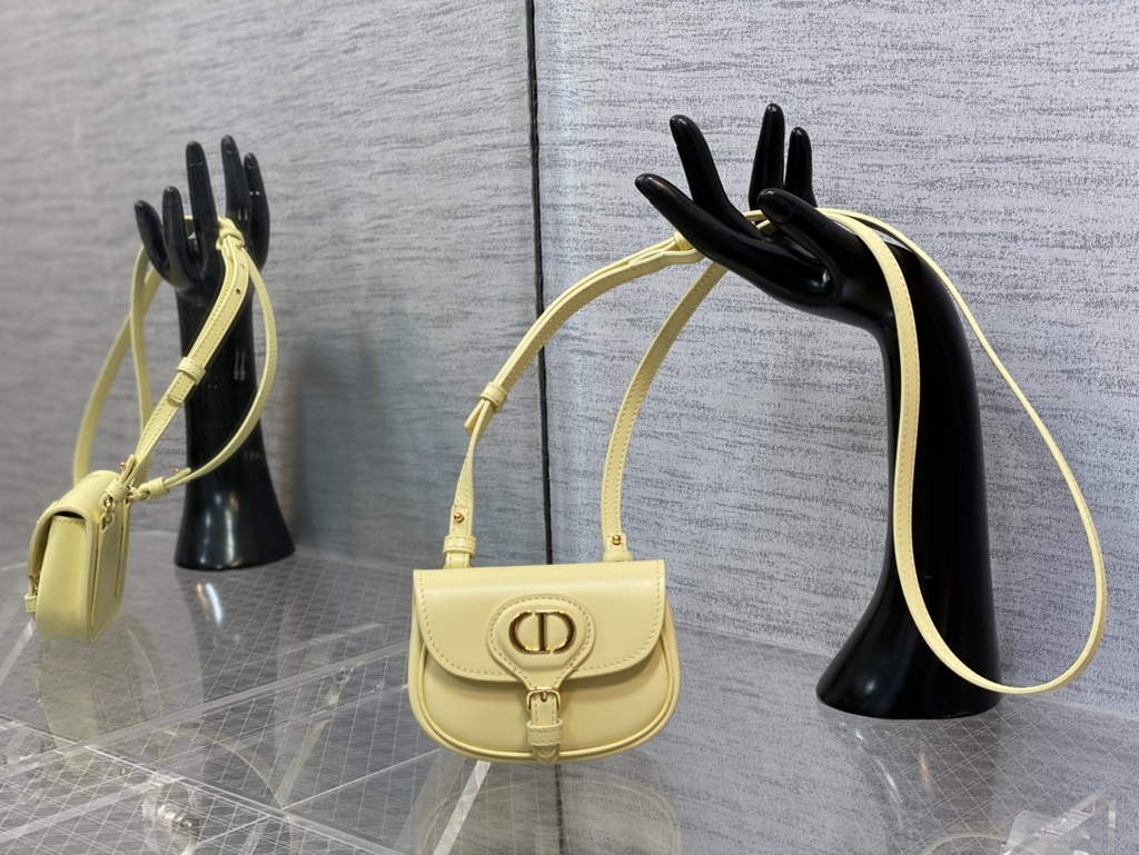 Dior S5127 Micro Bobby Bag Yellow Box Calfskin - Default Title - View 1