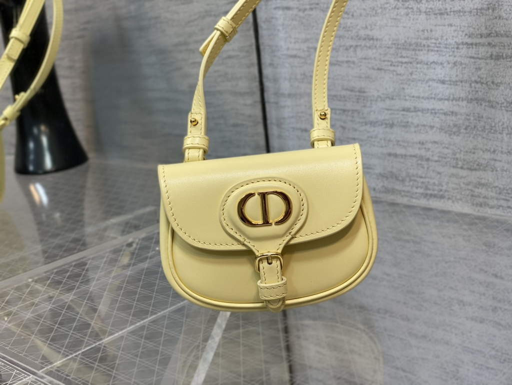 Dior S5127 Micro Bobby Bag Yellow Box Calfskin - Default Title - View 3