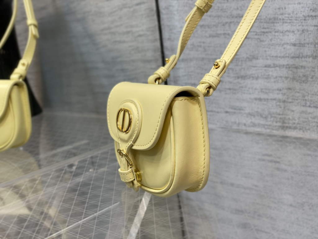 Dior S5127 Micro Bobby Bag Yellow Box Calfskin - Default Title - View 4