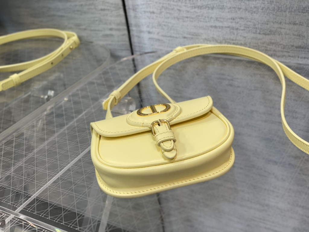 Dior S5127 Micro Bobby Bag Yellow Box Calfskin - Default Title - View 5