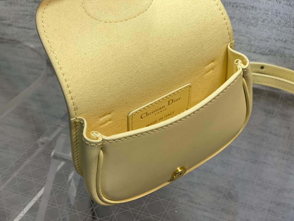 Dior S5127 Micro Bobby Bag Yellow Box Calfskin - Default Title - View 7
